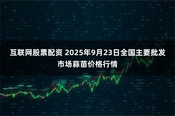 互联网股票配资 2025年9月23日全国主要批发市场蒜苗价格行情